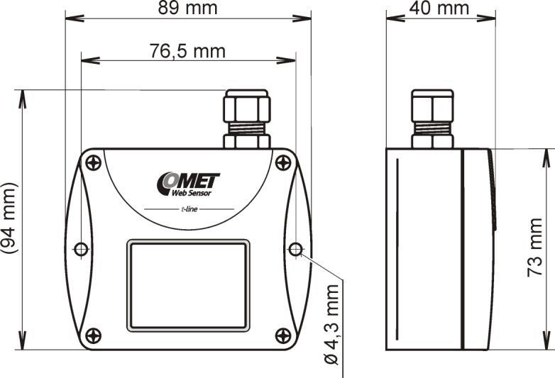 Датчик температуры с двумя реле Comet H0530